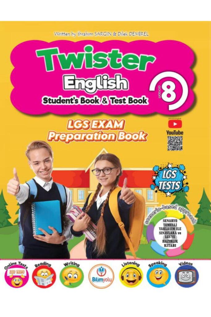 Bilimyolu Yayıncılık 8.Sınıf Twister English Student's Book & Workbook İbrahim Sargın