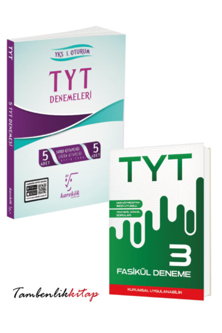 TYT'ye Hazırlık Provası 5+3 Deneme Seti Karekök Yayınları