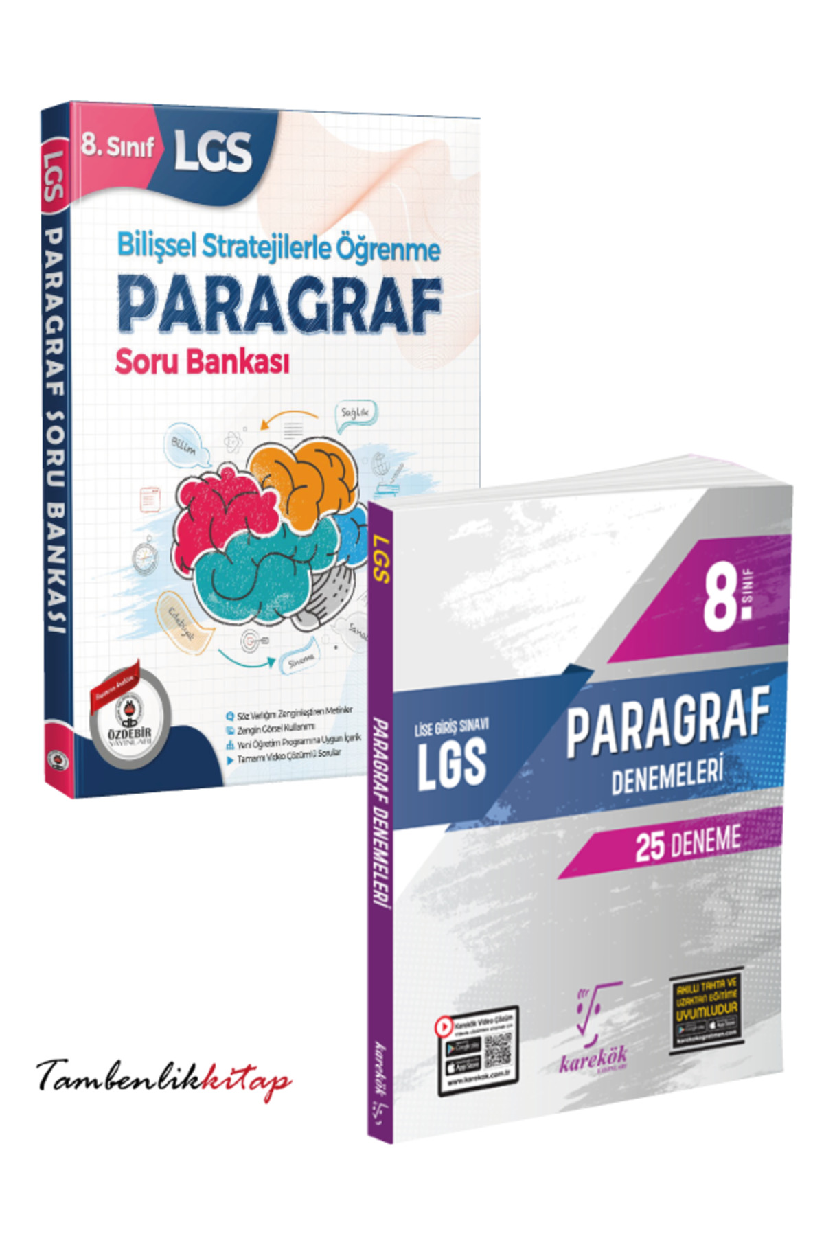 Özdebir Yayınları, Karekök Yayınları 8.Sınıf LGS Paragraf Soru Deneme Seti
