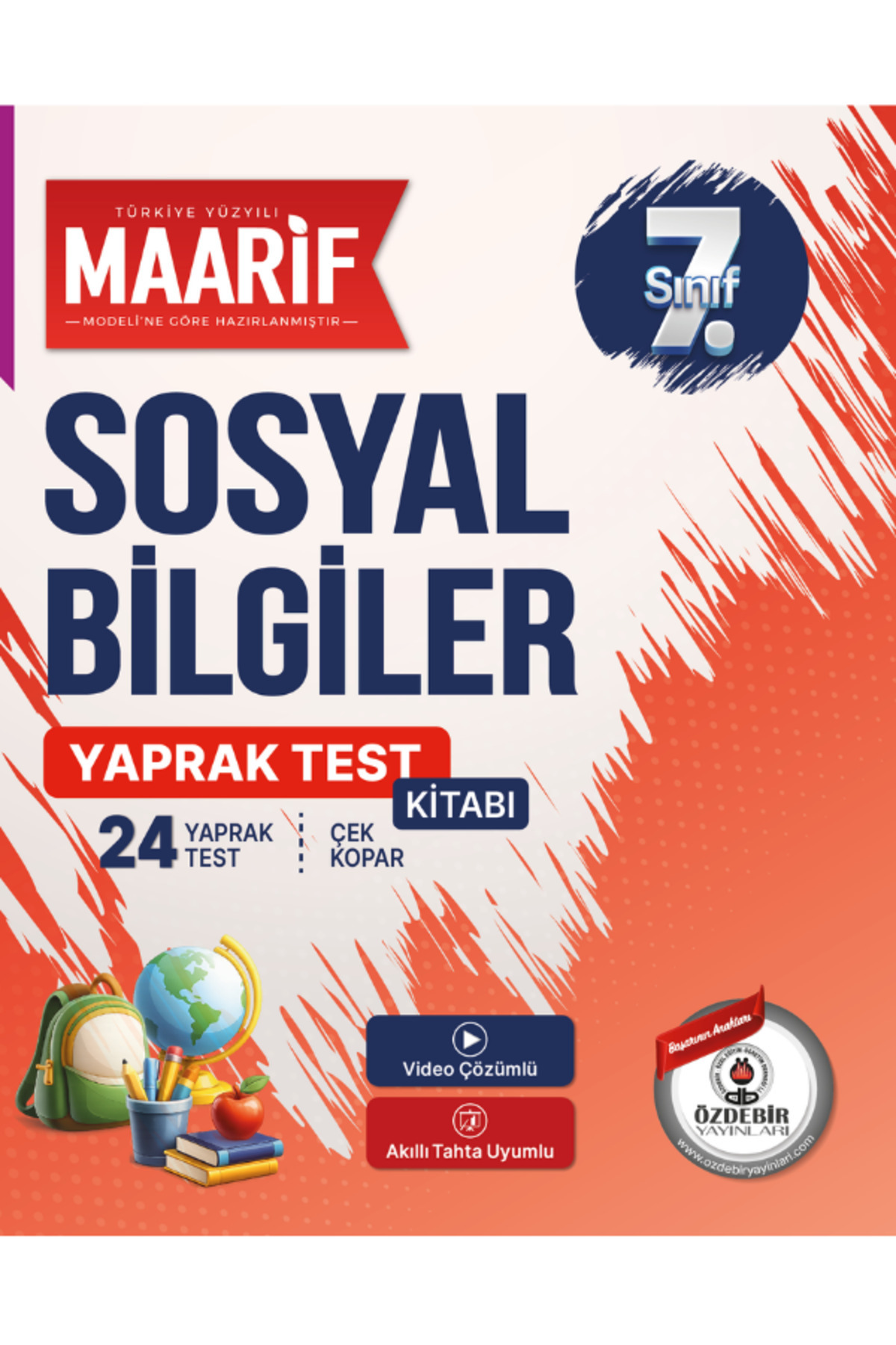 7.Sınıf Sosyal Bilgiler 24 Yaprak Test (Maarif Modeli'ne Göre Hazırlanmıştır)