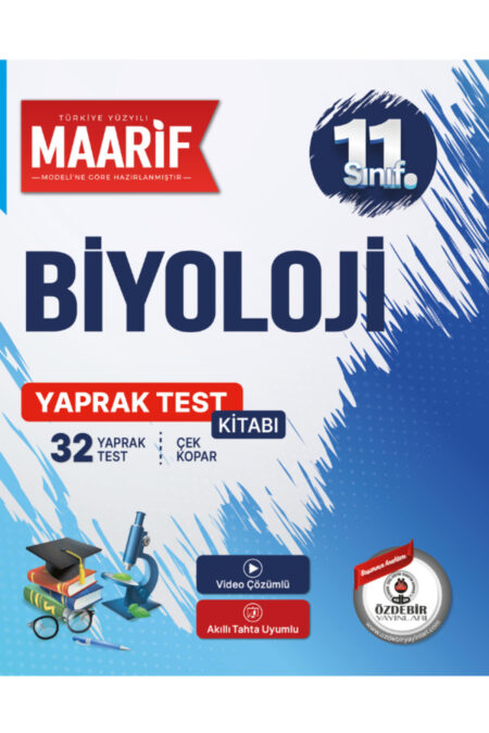 11.Sınıf Biyoloji 32 Yaprak Test (Maarif Modeli'ne Göre Hazırlanmıştır)