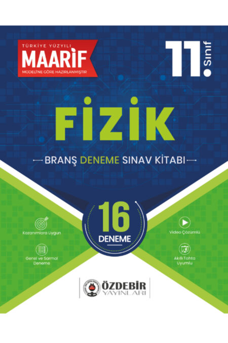 11.Sınıf Fizik 16 Branş Deneme (Maarif Modeli'ne Göre Hazırlanmıştır)
