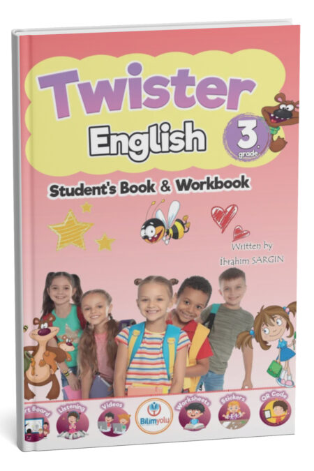 3.Sınıf Twister English Student's Book & Workbook İbrahim Sargın Güncel Yeni Baskı