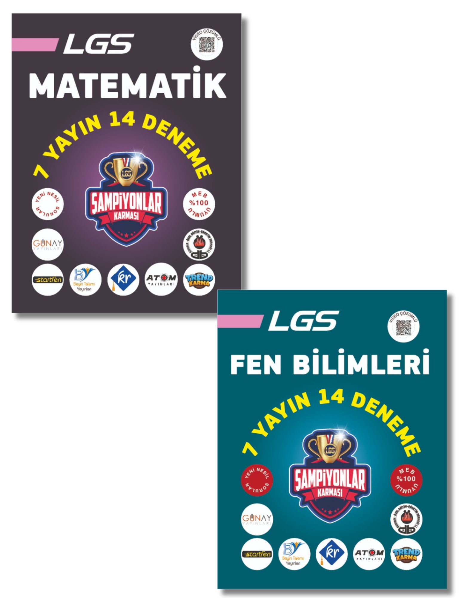 8.Sınıf LGS Matematik, Fen Bilimleri Branş Deneme Seti - Görsel 1