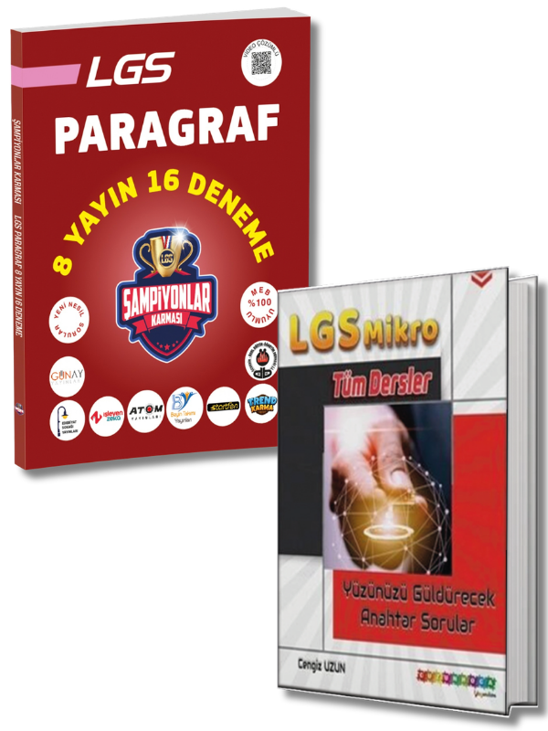 8.Sınıf LGS Paragraf 16 Branş Deneme ve Tüm Dersler Mikro Soru Bankası